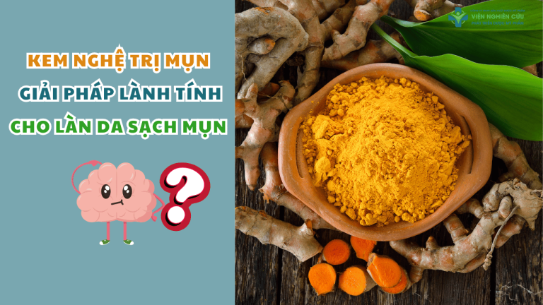 Kem nghệ trị mụn_ Giải pháp lành tính cho làn da sạch mụn