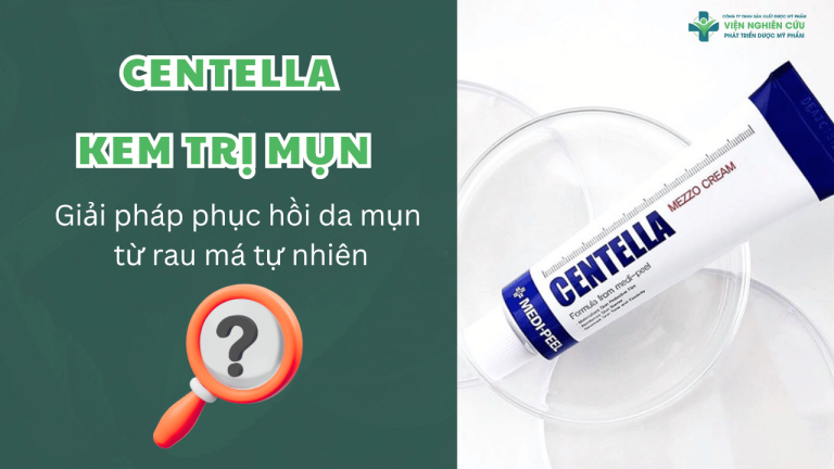 Centella kem trị mụn – Giải pháp phục hồi da mụn từ rau má tự nhiên