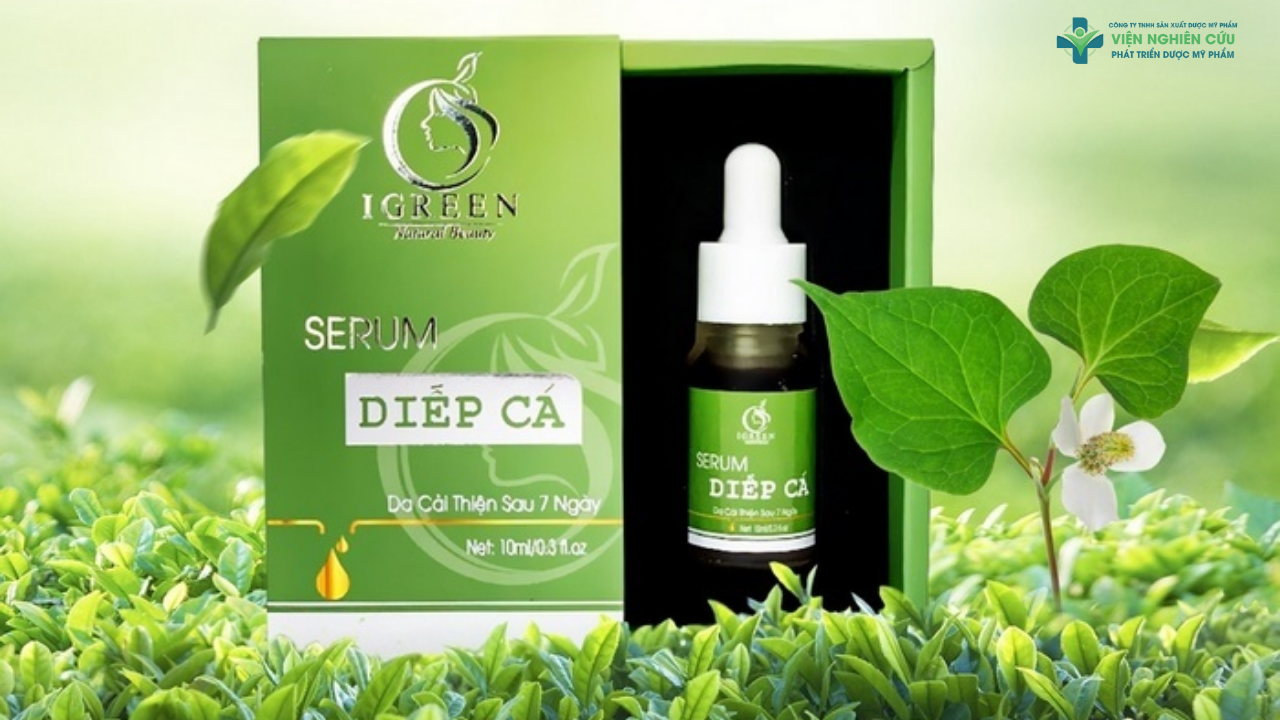 Tại sao diếp cá Igreen được ưa chuộng cho da mụn