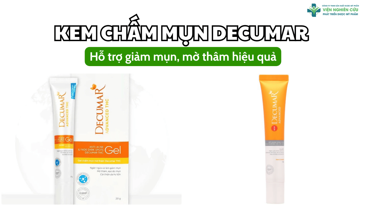Kem chấm mụn Decumar - Hỗ trợ giảm mụn, mờ thâm hiệu quả