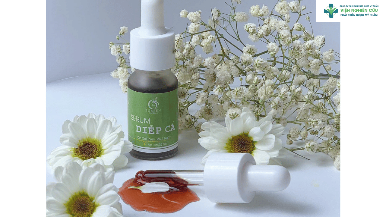 Thành phần nổi bật của Igreen serum trị mụn diếp cá