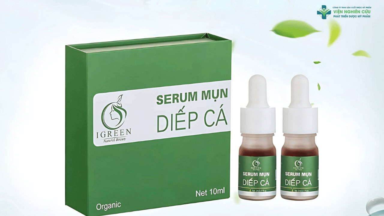 Ưu điểm nổi bật của Igreen serum diếp cá