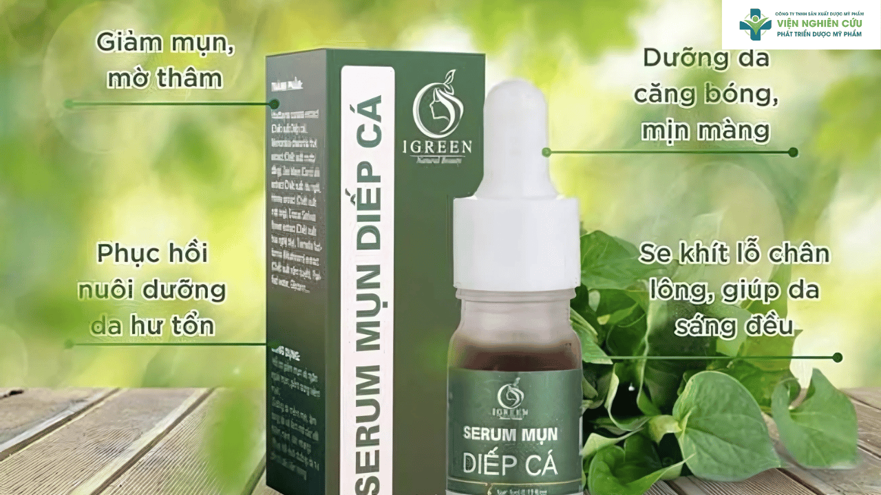 Ưu điểm nổi bật của dòng serum Igreen trị mụn
