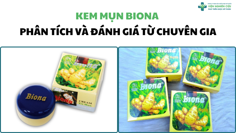 Kem mụn Biona – Phân tích và đánh giá từ chuyên gia