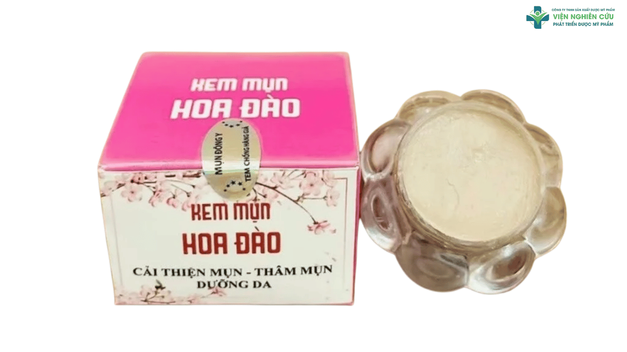 thành phần chính kem mụn hoa đào