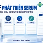 Minh họa: phát triển serum dưỡng da — Nhà máy Bỉnh Khiêm