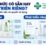 Minh họa: công thức mỹ phẩm có sẵn hay phát triển riêng — Nhà máy Bỉnh Khiêm